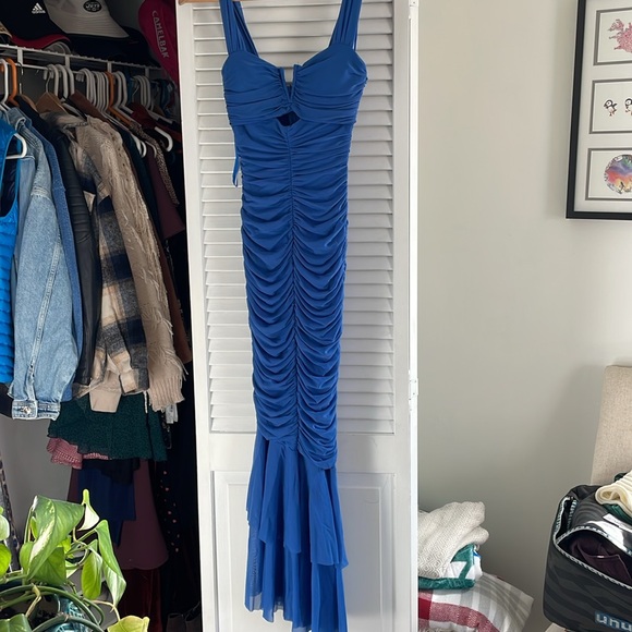 Hello Molly - PARTY PAL MIDI DRESS BLUE - Picture 2 of 3